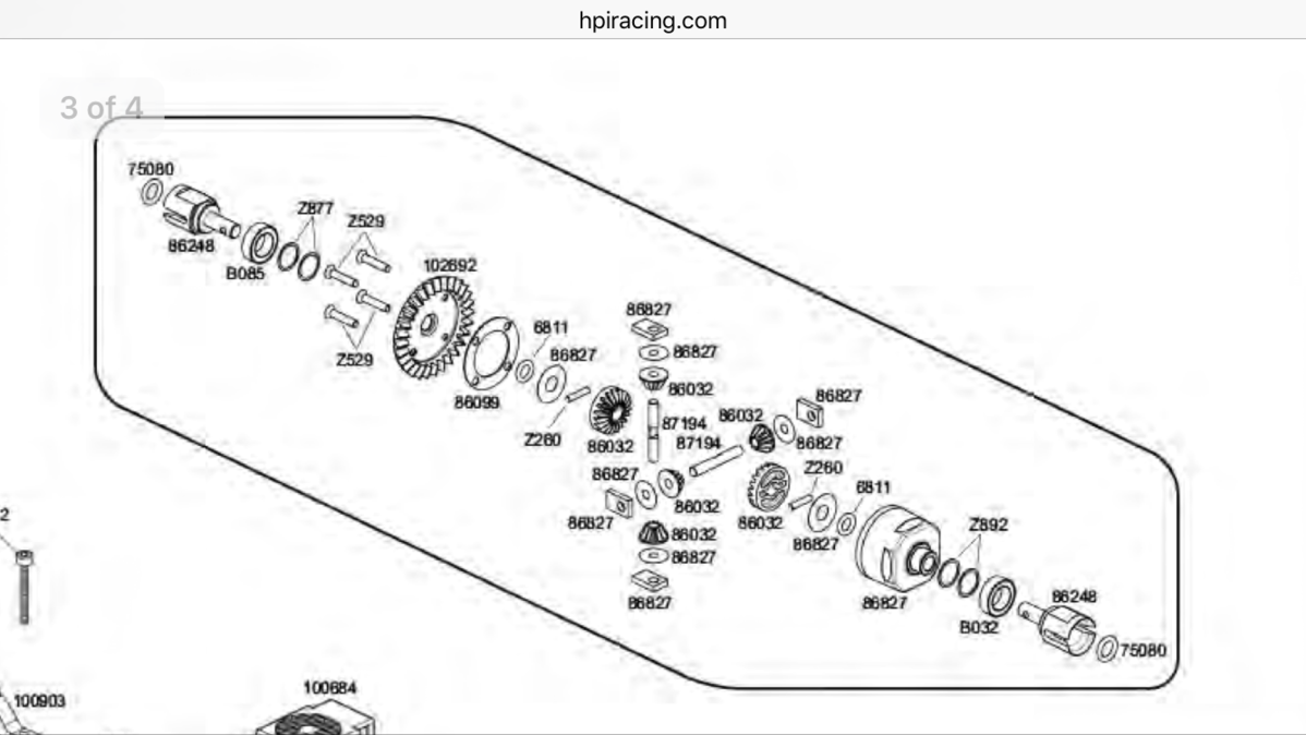 hpi vorza center differential