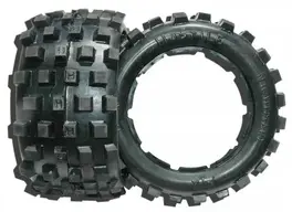 Hostile MX Nightmare Knobby - Rear Tyres for HPI Baja 5B - Hard.webp