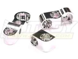 INTEGY SILVER CNC CHASSIS MOUNT SET HPI BAJA 5B .webp