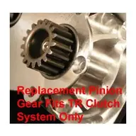Turtle Racing Replacement Pinion for TR Clutch System (16T, 17T, 18T, 19T, 20T).webp